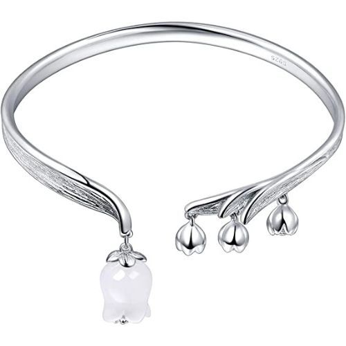 Jewever-Lily-of-the-Valley-925-silver-bracelet