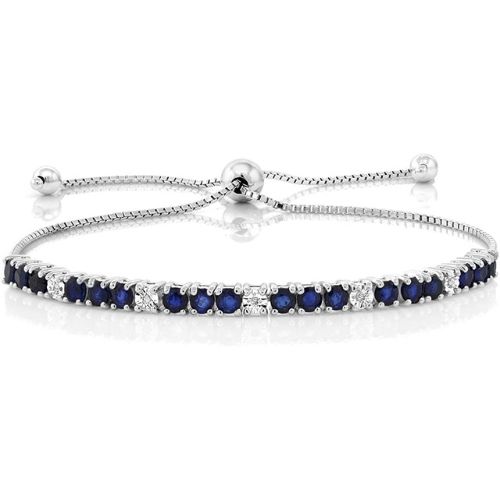 Gem-stone-king-sterling-silver-blue-sapphire-and-white-diamond-tennis-bracelet