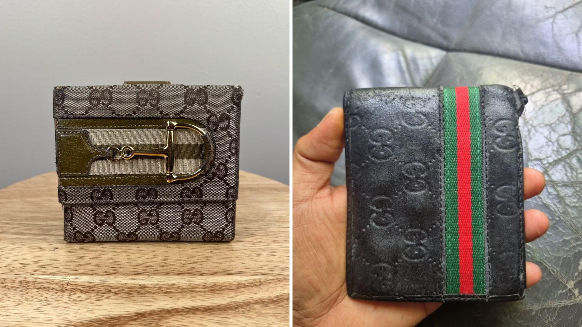 Gucci wallets.