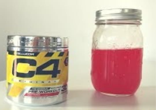 C4 original pre-workout energy drink.