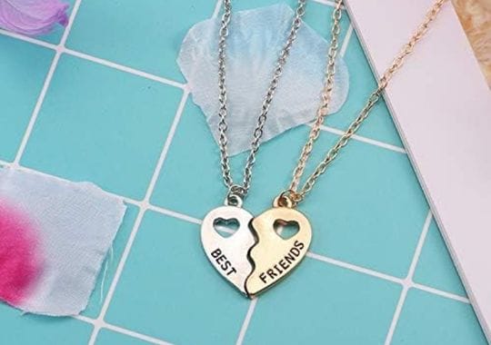 Best-Friends-Forever-Heart-Shaped-Friendship-Necklace-Set