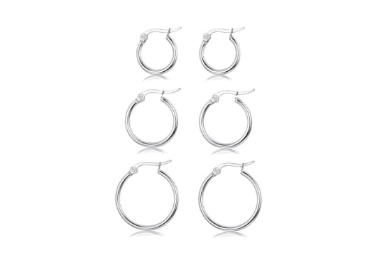 Sterling-Silver-Nugget-Hoop-Earrings