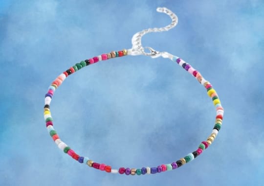 Rainbow-Beaded-Choker-Necklace