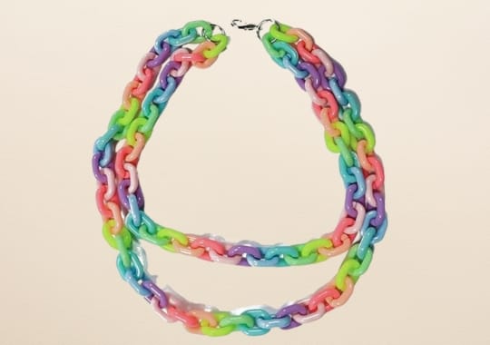Rainbow-Acrylic-Statement-Necklace