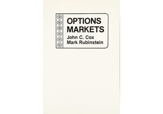 Options-Markets-by-John-Cox-and-Mark-Rubinstein
