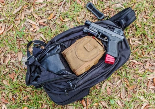 A concealed carry bag.