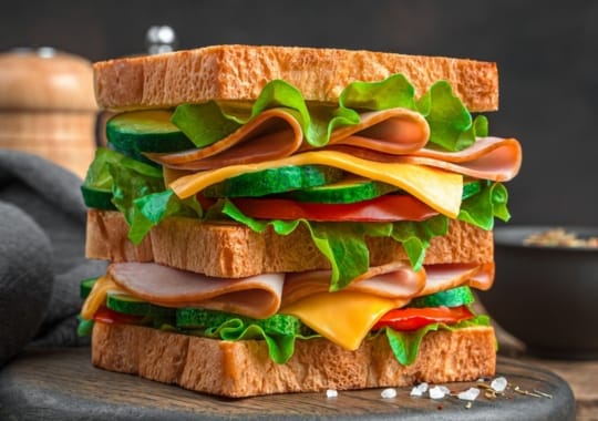 A sandwich.