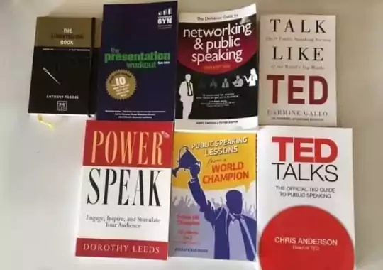 Books for public speaking.