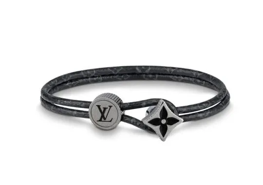 An LV bracelet.